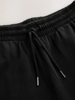 Next Black Brushback Heavyweight Open Joggers^ Loungewear|Nightwear