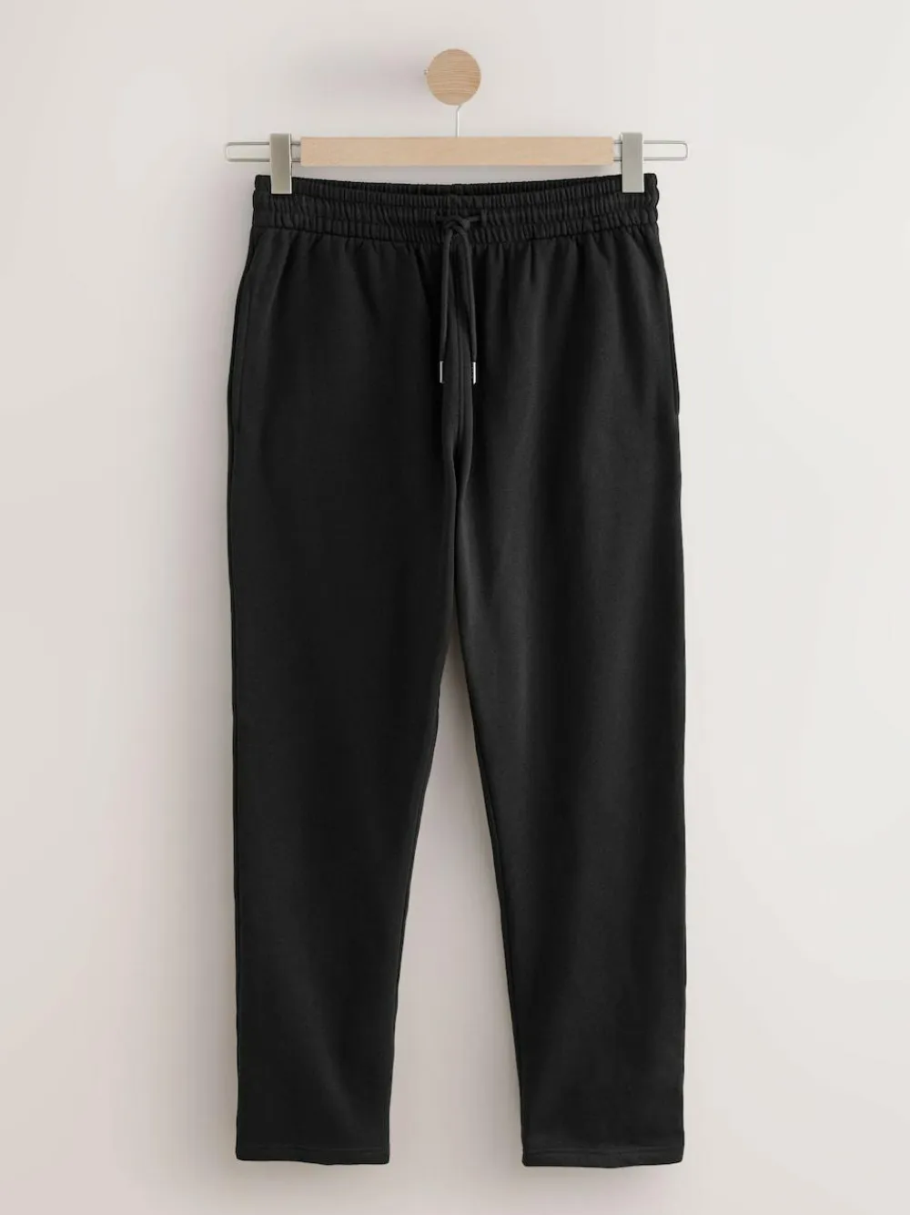 Next Black Brushback Heavyweight Open Joggers^ Loungewear|Nightwear