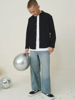 Sale Next Brushed Overshirt (3-16yrs) Black