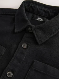 Sale Next Brushed Overshirt (3-16yrs) Black
