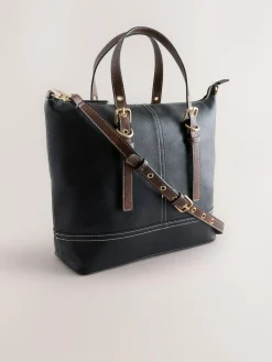 Next Buckle Hand Held Bag Black