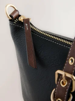 Next Buckle Hand Held Bag Black