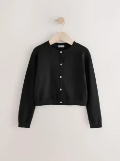 Outlet Next Button Up Cardigan 3yrs-16yrs (3mths-16yrs) Black