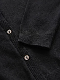 Outlet Next Button Up Cardigan 3yrs-16yrs (3mths-16yrs) Black