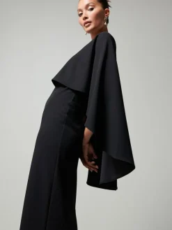 Sale Next Black Cape Maxi Dress