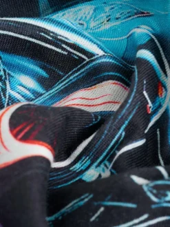 Next Black Car Regular Fit Short Sleeve All-Over Print T-Shirt (3-16yrs)^BOY T-Shirts