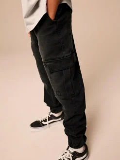 Next Cargo Jeans With Elasticated Waist (3-16yrs)^BOY Jeans|Jeans