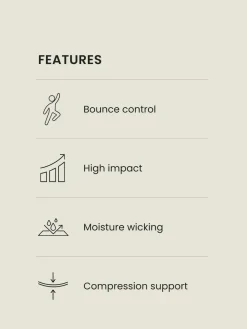 Sale Next C-H Active Sports Antibounce Dry Tech Extra High Impact Bra Black