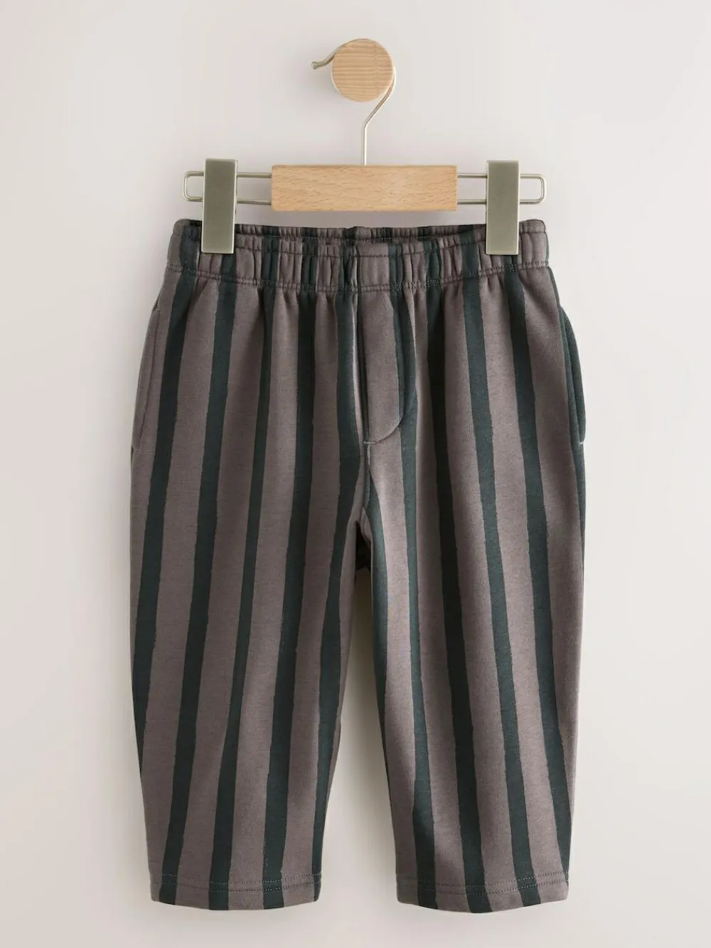 Next Black/ Charcoal Grey 3 Pack Wide Leg Jersey Joggers (3mths-7yrs)^BOY Pants & Leggings|Multipacks