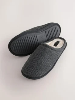 Next Check Mule Slippers^ Slippers|Slippers