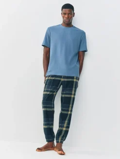 Next Textured Cosy Motionflex Cuffed Pyjamas Set^ Pyjamas