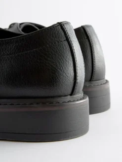 Next Black Chunky Sole Derby Shoes^ Shoes