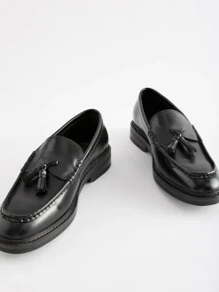 Outlet Next Chunky Tassel Loafers Black