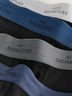 Next Black Comfort Soft 4 pack Signature A-Fronts Boxers^ Underwear|Underwear