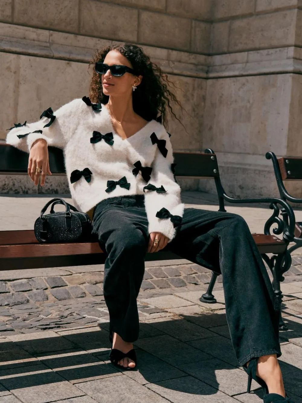 Next Cord Barrel Leg Trousers^Women Pants