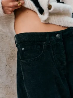 Next Cord Barrel Leg Trousers^Women Pants