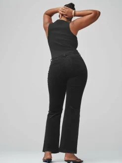 Discount Next Corduroy Bootcut Hourglass Trousers Black