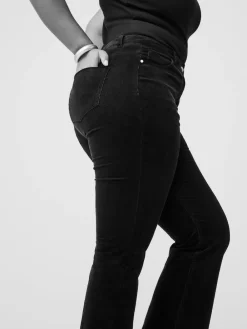 Discount Next Corduroy Bootcut Hourglass Trousers Black