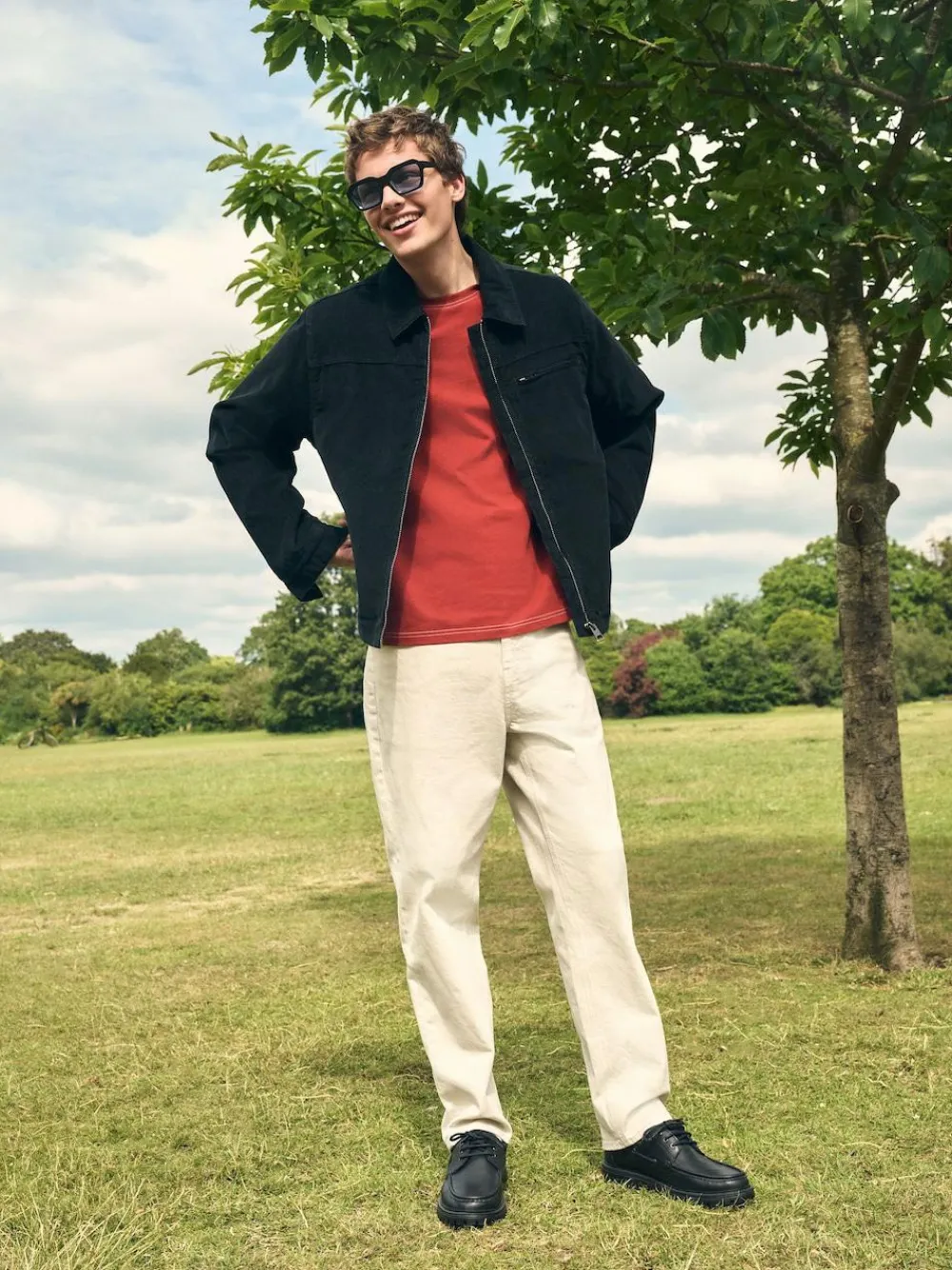 Discount Next Corduroy Borg Lined Jacket Black