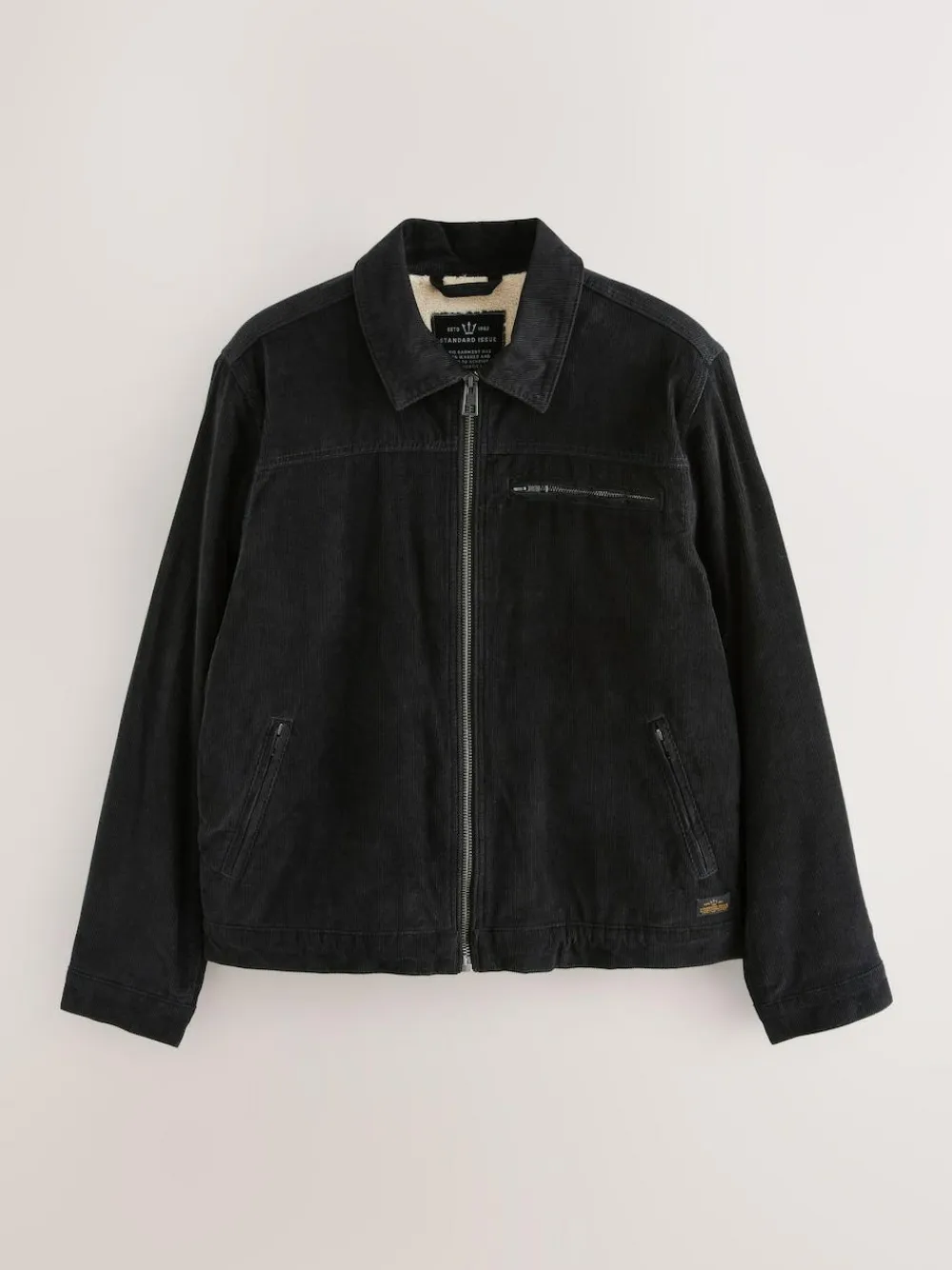 Discount Next Corduroy Borg Lined Jacket Black