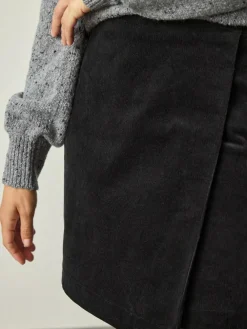 Next Corduroy Mini Wrap Skirt^Women Skirts