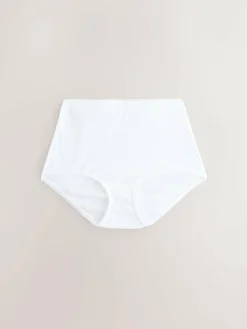 Next Black Cotton Rib Knickers 7 Pack^Women Panties