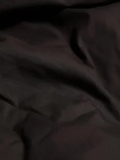 Next Black Cotton Rich Plain Duvet Cover and Pillowcase Set^ Bedsets & Duvet Covers