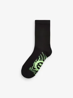 Outlet Next Black Cotton Rich Socks 7 Pack