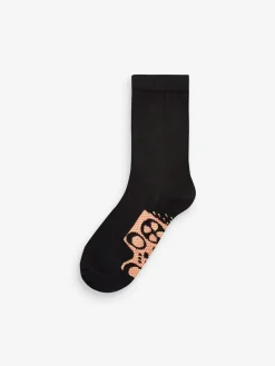 Outlet Next Black Cotton Rich Socks 7 Pack