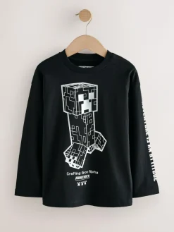 Next Minecraft Long Sleeve T-Shirt (3-16yrs)^BOY Tops|T-Shirts