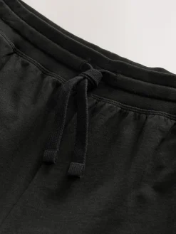Next Cuffed Loopback Soft Touch Cuffed Joggers Black
