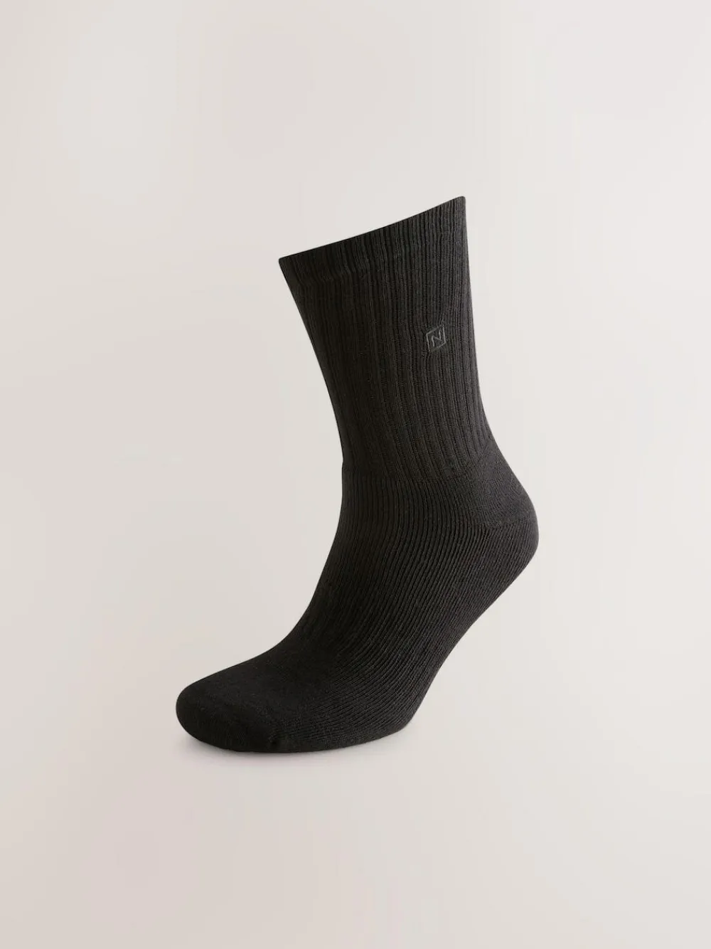 New Next Cushioned Sole Sports Socks 10 Pack Black