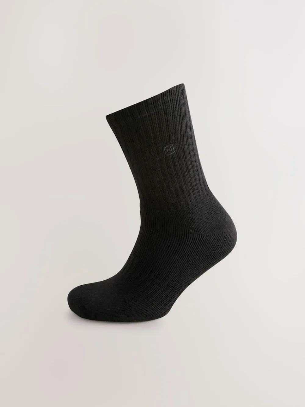 New Next Cushioned Sole Sports Socks 10 Pack Black