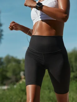 Next Black Cycle Sports Dry Tech Tummy Control Shorts^Women Shorts