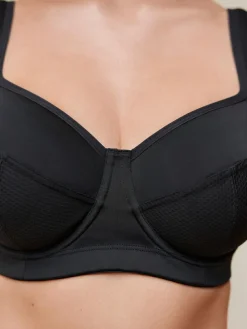 Next DD+ Non Pad Full Cup Dry Tech High Impact Sports Bra^Women Dd+ Range