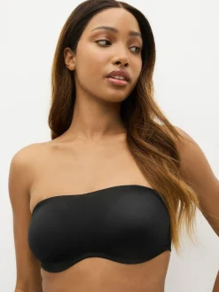 Discount Next DD+ Non Pad Minimise Strapless Bandeau Bra Black
