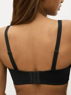 Discount Next DD+ Non Pad Minimise Strapless Bandeau Bra Black