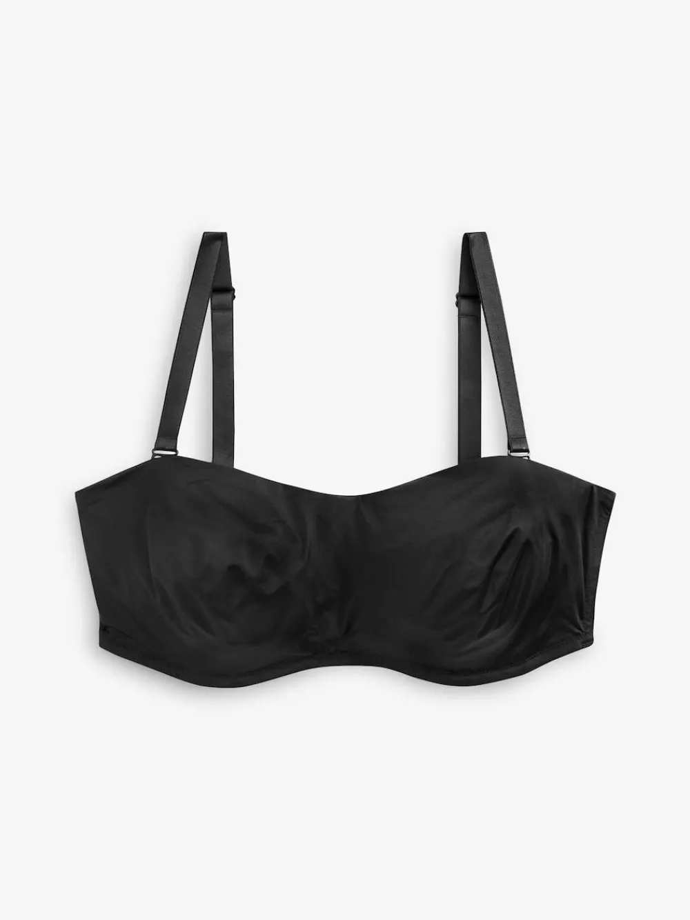 Discount Next DD+ Non Pad Minimise Strapless Bandeau Bra Black