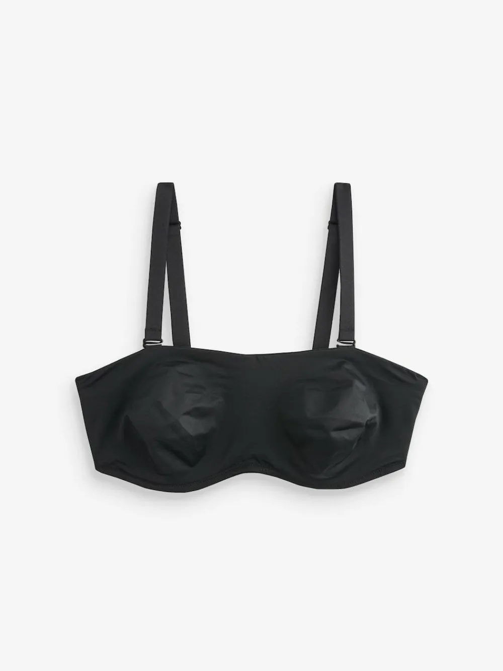 Discount Next DD+ Non Pad Minimise Strapless Bandeau Bra Black