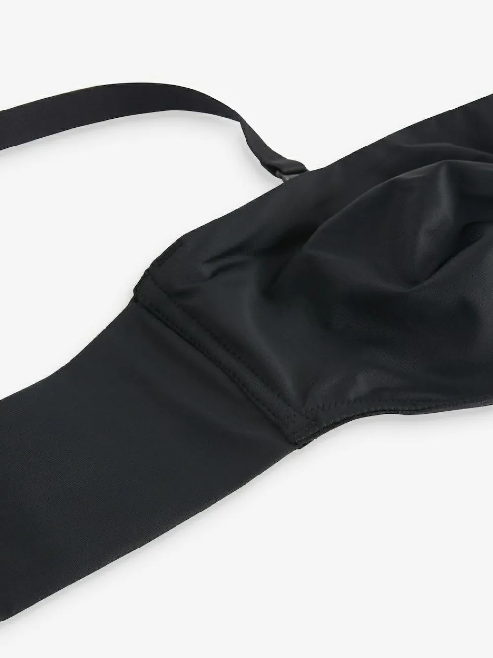 Discount Next DD+ Non Pad Minimise Strapless Bandeau Bra Black