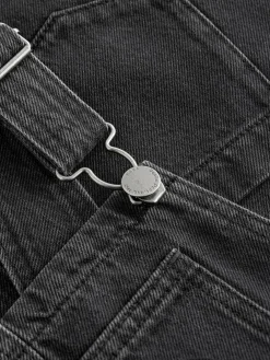 Next Denim Pinafore Dress (3-16yrs) Black