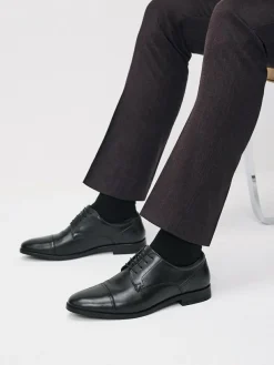 Online Next Derby Toe Cap Shoes Black