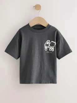 Next Short Sleeve All Over Graphic Print T-Shirts 3 Pack (3mths-7yrs)^BOY Tops|Multipacks