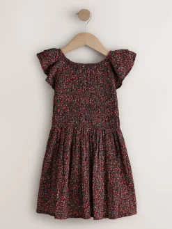 Next Smocked Frill Sleeve Dress (3-16yrs)^ Dresses