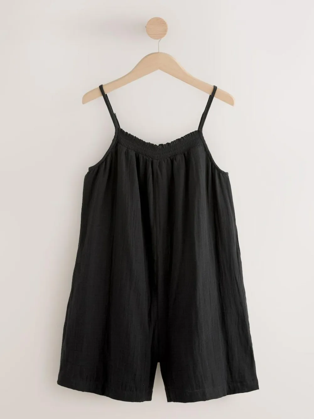 Outlet Next Double Cloth Playsuit Black
