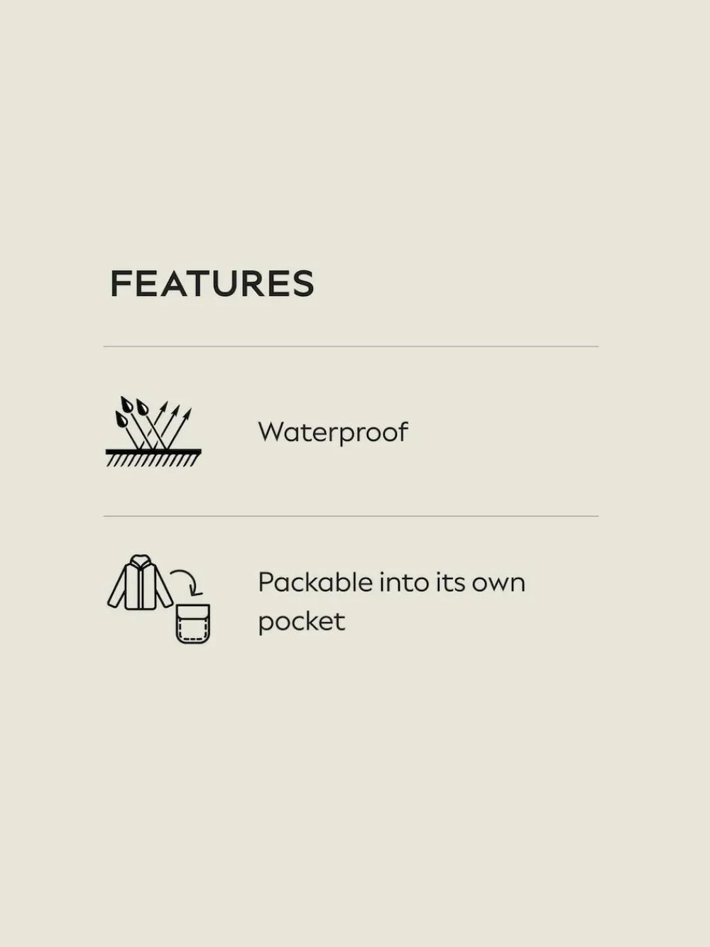 Outlet Next DryTech Lightweight Waterproof Packable Jacket Black