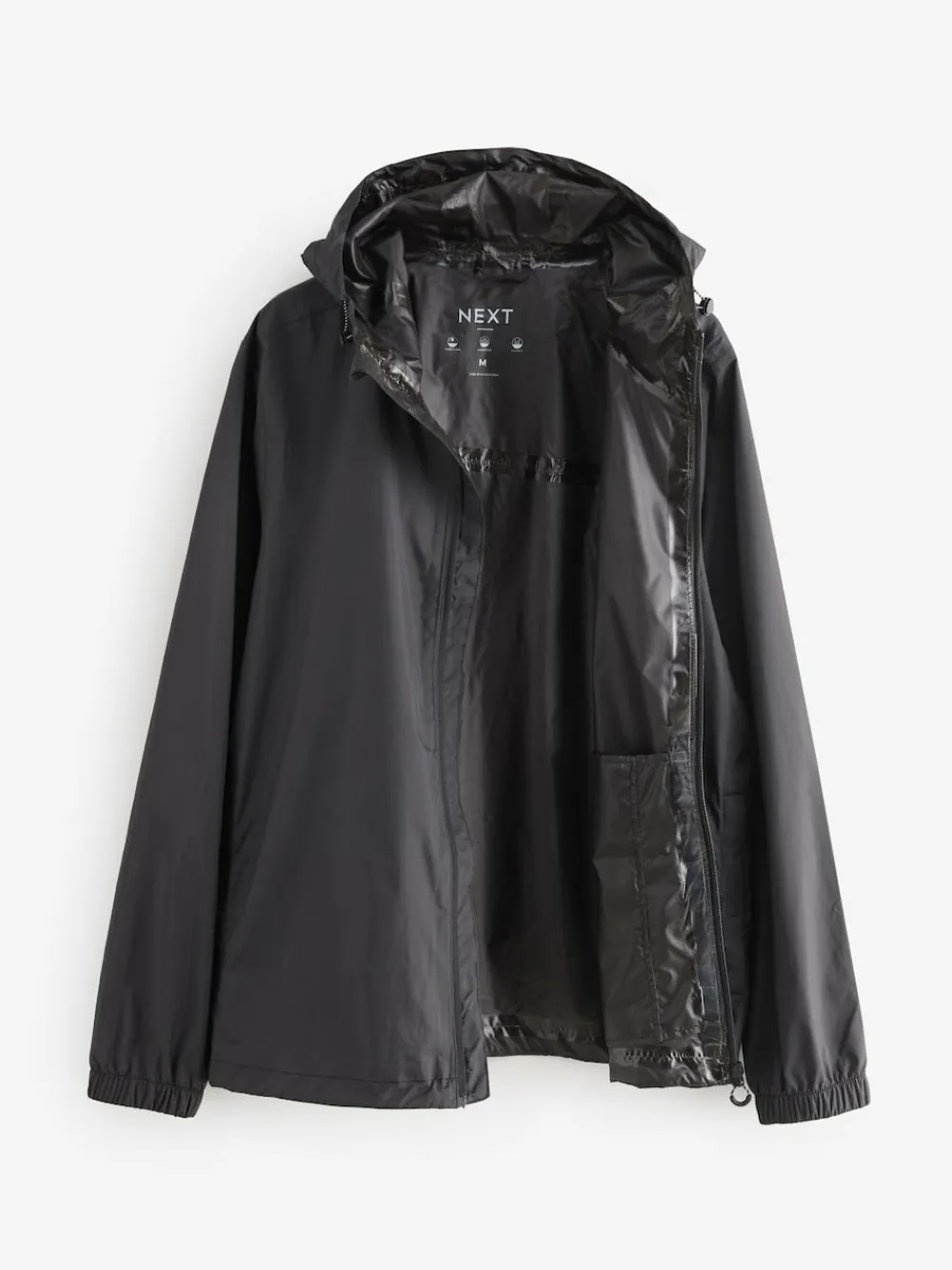 Outlet Next DryTech Lightweight Waterproof Packable Jacket Black