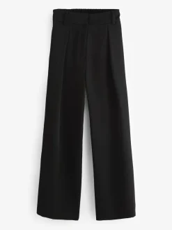 Outlet Next Elastic Back Wide Leg Trousers Black