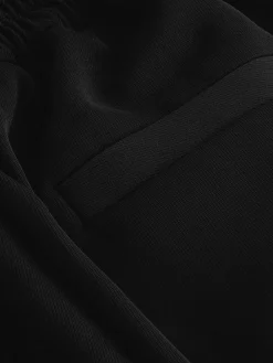 Outlet Next Elastic Back Wide Leg Trousers Black