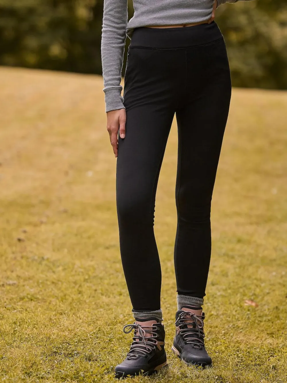 Sale Next Black Elements Fleece Lined Leggings